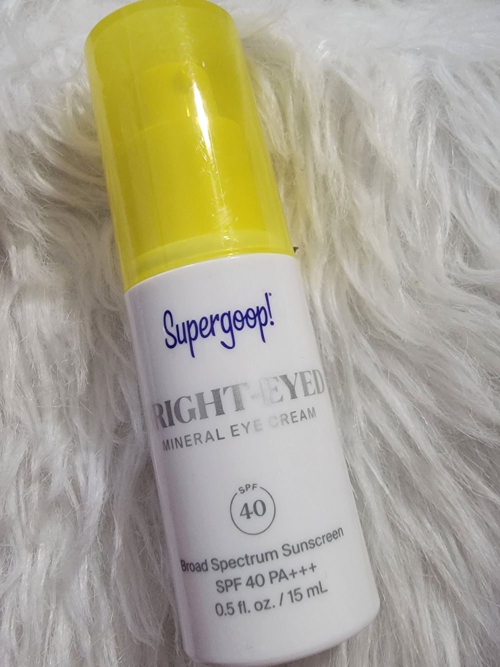 Supergoop! Bright-Eyed Mineral Eye Cream - Yellow & White